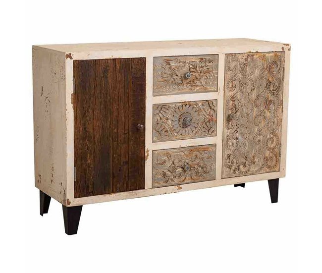 Conforama Aparador Alexandra House Living Natural Madera de mango 40 x 72 x 118 cm
