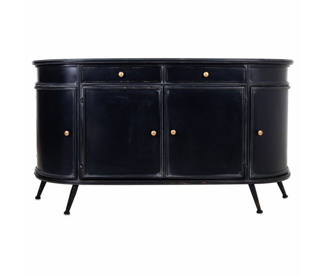 Conforama Aparador Alexandra House Living Negro Hierro 40 X 80 X 150 Cm