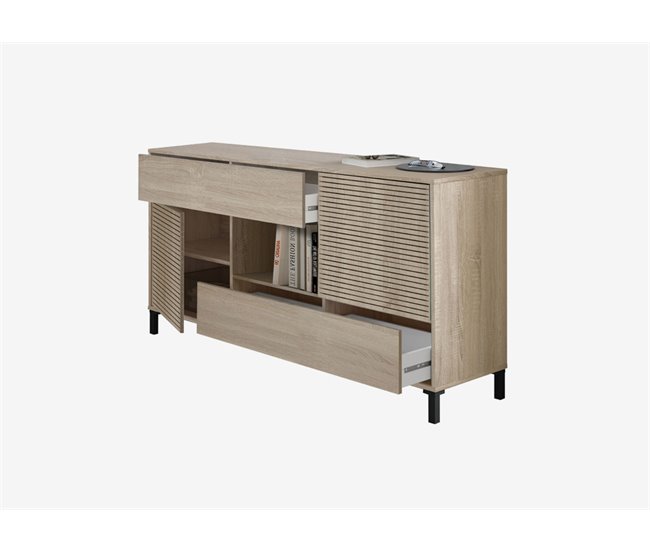 Conforama Aparador Con 2 Cajones Y 2 Puertas NAPOLI