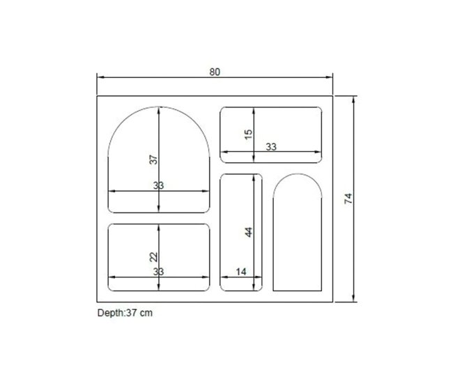Conforama Aparador Dgargiul Bufé De Salón Aparador De Salón Despensa De Cocina 80x35h74 Cm Blanco