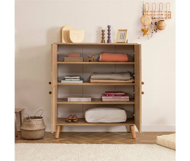 Conforama Aparador Dgiannin Bufé De Salón Aparador De Salón Despensa De Cocina 95x36h111 Cm Multicolor