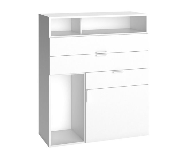 Conforama Aparador diseño 3 cajones y 1 puerta 99 5 cm - 4YOU