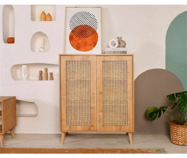 Conforama Aparador Dpicke Bufé De Salón Aparador De Salón Despensa De Cocina 90x40h110 Cm Roble