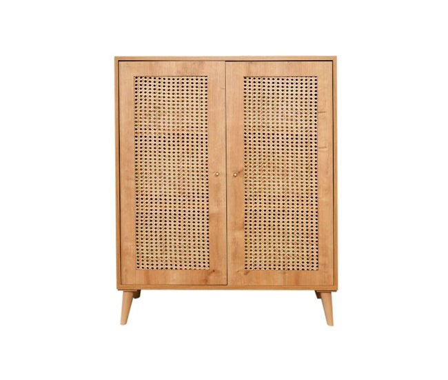 Conforama Aparador Dpicke Bufé de salón Aparador de salón Despensa de cocina 90x40h110 cm Roble