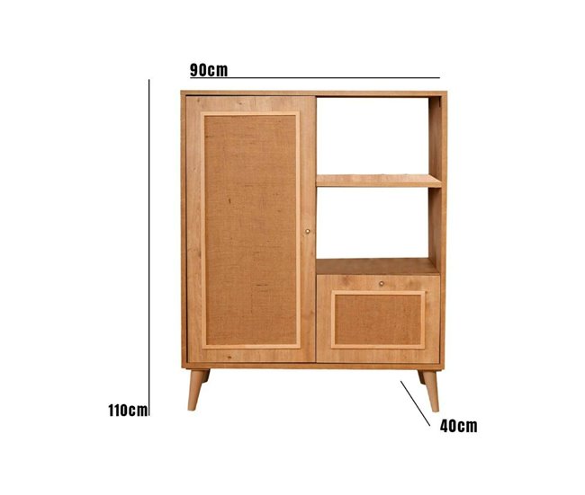 Conforama Aparador Dpozz Bufé De Salón Aparador De Salón Despensa De Cocina 90x40h110 Cm Roble