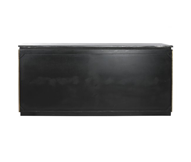 Conforama Aparador Home ESPRIT Latón Mármol 180 X 40 X 85 Cm