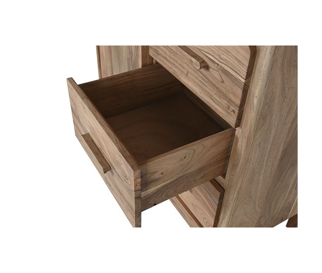 Conforama Aparador Home ESPRIT Marrón Claro Acacia 90 X 45 X 160 Cm