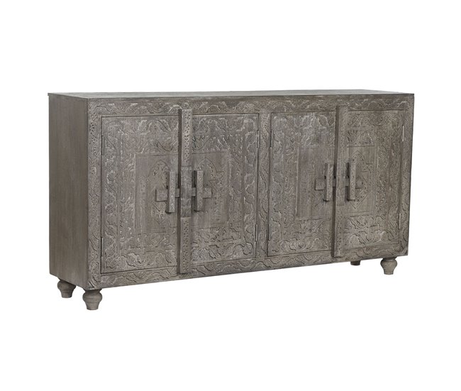 Conforama Aparador Home ESPRIT Marrón Claro Madera 175 X 40 X 90 Cm 175 5 X 40 X 90 Cm