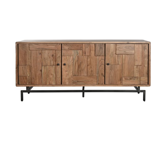 Conforama Aparador Home ESPRIT Marrón Natural 175 X 45 X 80 Cm