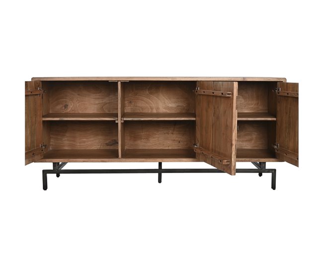 Conforama Aparador Home ESPRIT Marrón Natural 175 X 45 X 80 Cm