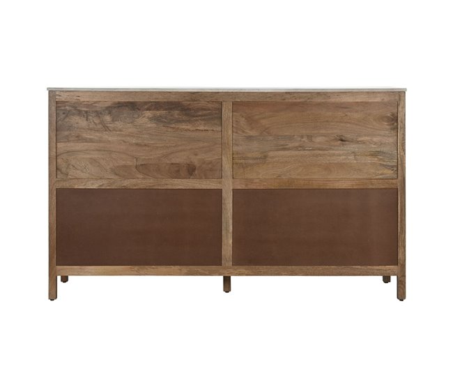 Conforama Aparador Home ESPRIT Natural Cristal Madera De Mango 175 X 45 2 X 105 Cm
