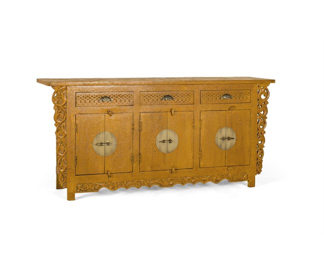 Conforama APARADOR - VAJILLERO Amarillo / Dorado.Giner Y Colomer 84x40x180