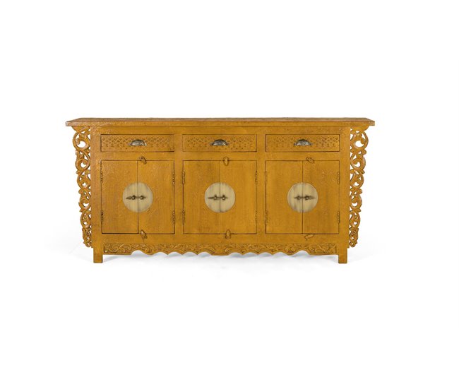 Conforama APARADOR - VAJILLERO Amarillo / dorado.Giner y Colomer 84x40x180