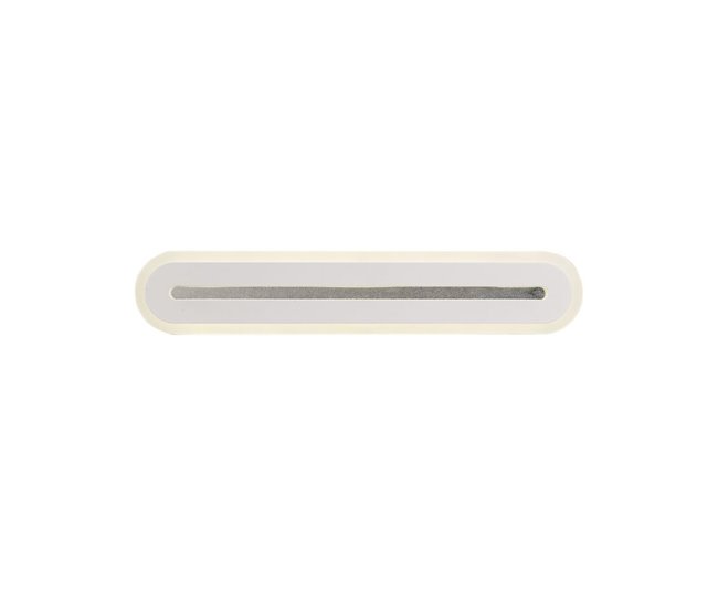 Conforama Aplique De Pared Metal Color Blanco Serie Tulum 40cm