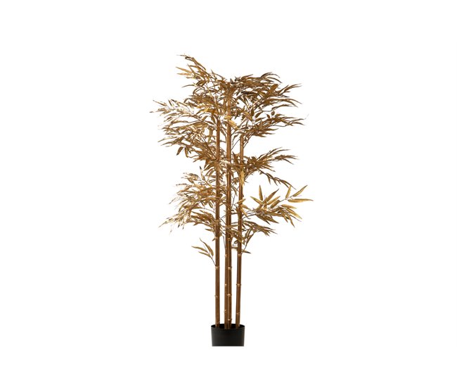 Conforama Arbol Bambu Dorado Con Maceta 78x51x167 Cm