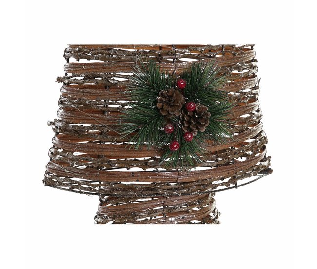 Conforama Árbol De Navidad DKD Home Decor Multicolor Cobre Natural Plástico 32 X 18 X 100 Cm (3 Unidades)