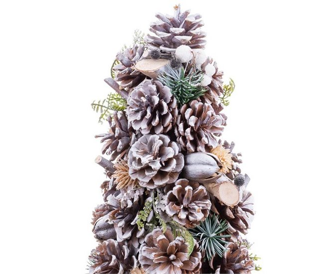 Conforama Árbol De Navidad Multicolor Plástico Foam Piñas 18 X 18 X 30 Cm