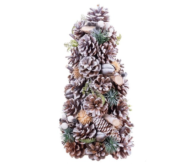 Conforama Árbol De Navidad Multicolor Plástico Foam Piñas 18 X 18 X 30 Cm