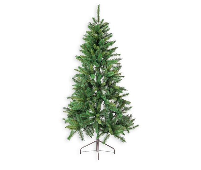 Conforama Árbol de Navidad Verde PVC Metal Polietileno 180 cm