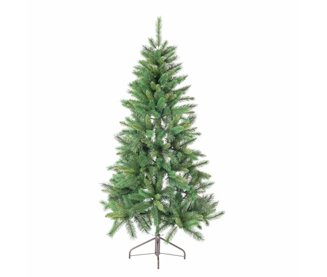 Conforama Árbol de Navidad Verde PVC Metal Polietileno Plástico 180 cm