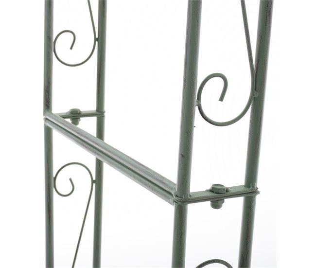 Conforama Arco De Flores Lenz Metal Verde Antiguo 37X147X264 Cm