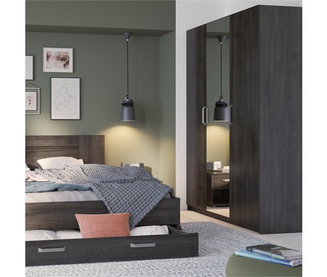 Conforama Armario 3 Puertas Con Espejo L133 5 X H191 5 Cm - Richmond