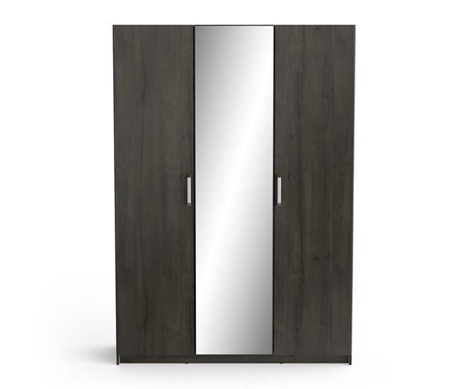 Conforama Armario 3 Puertas con Espejo L133 5 x H191 5 cm - Richmond