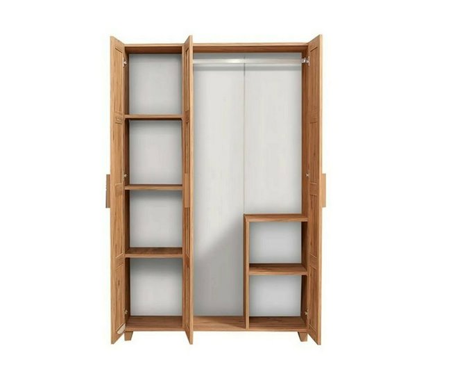 Conforama Armario 3 Puertas Dpiacer Muebles De Dormitorio Vestidor Armario De Ropa 120x48h189 Cm Roble