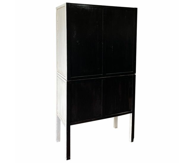 Conforama Armario Alexandra House Living Blanco Madera Madera De Olmo 48 X 173 X 97 Cm