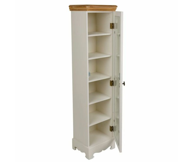 Conforama Armario Alexandra House Living Blanco Natural Madera De Pino Madera MDF 20 X 98 X 24 Cm