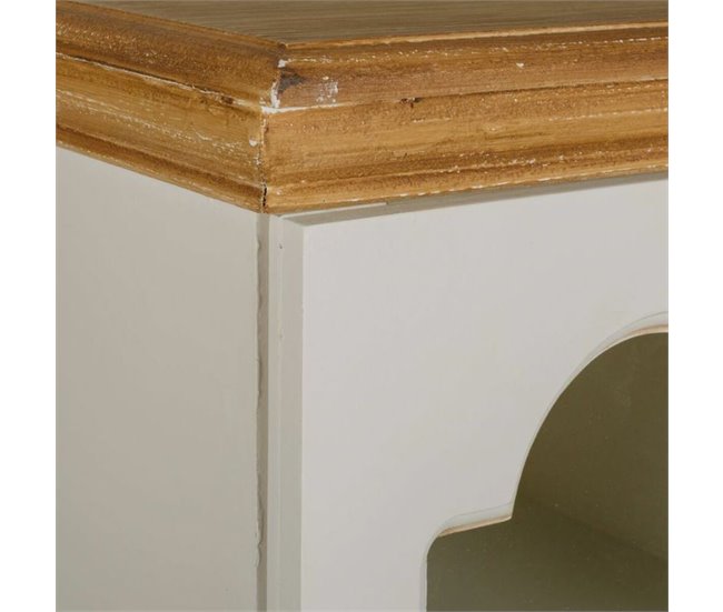 Conforama Armario Alexandra House Living Blanco Natural Madera De Pino Madera MDF 20 X 98 X 24 Cm