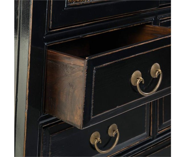 Conforama Armario Alexandra House Living Negro Madera Madera De Olmo 40 X 148 X 96 Cm