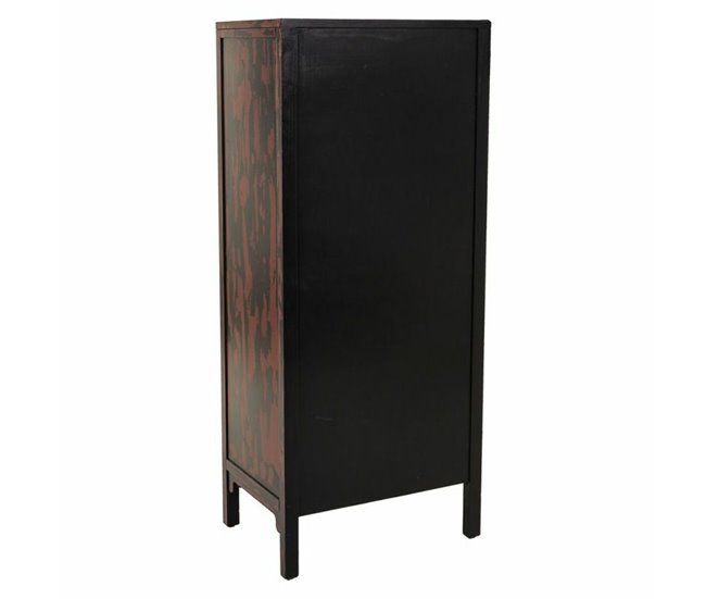 Conforama Armario Alexandra House Living Rojo Madera De Abeto Madera MDF 40 X 140 X 60 Cm