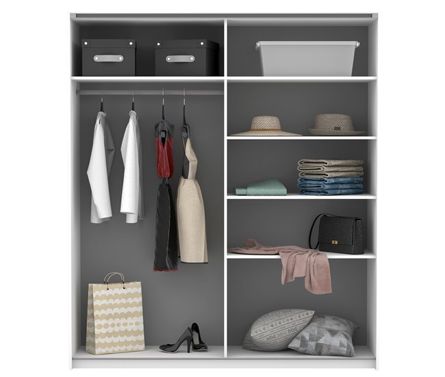 Conforama Armario ALHAMBRA Puertas Correderas 200x230cm Blanco