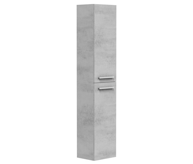 Conforama Armario baño Alise 2 puertas Cemento 150 cm
