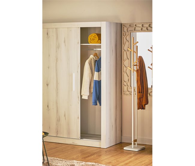 Conforama Armario BARI Puertas Correderas 182x201cm Blanco