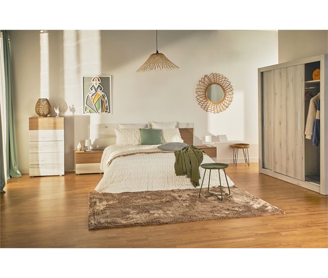 Conforama Armario BARI Puertas Correderas 182x201cm Blanco