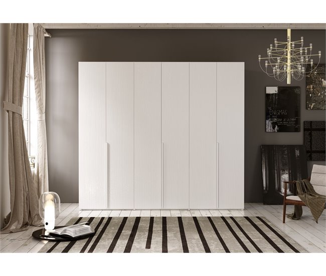 Conforama Armario CLAUDIA Puertas Batientes 240x238cm Blanco