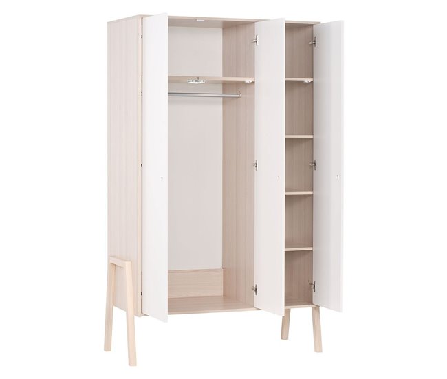 Conforama Armario Con 3 Puertas 5 Estantes Y 1 Barra - SPOT