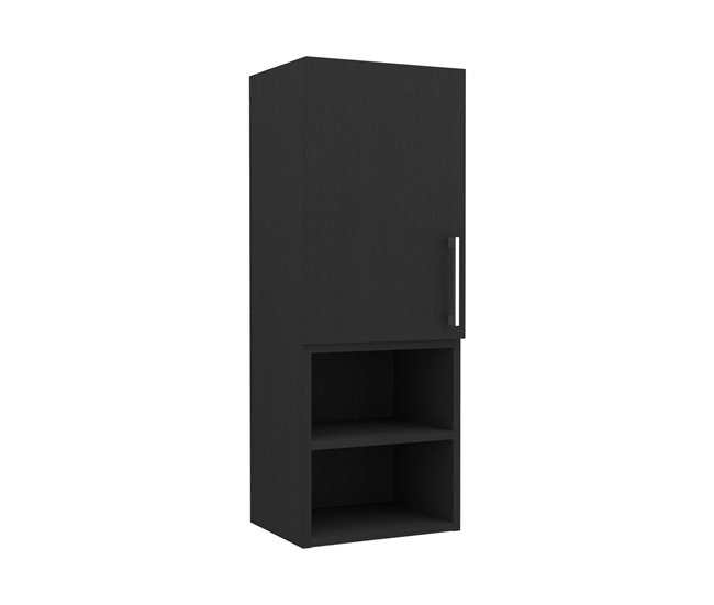 Conforama Armario de Baño de Pared Madrid con estantes 80CM A X 25CM P X 30CM L Wengue