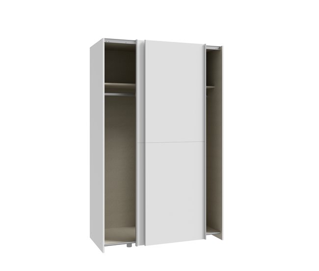 Conforama Armario MANDALORE II Puertas Correderas 120x190cm Blanco