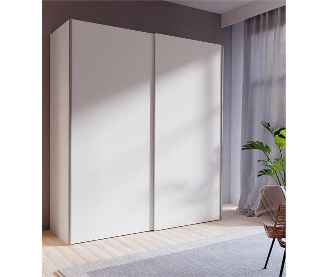 Conforama Armario MANDALORE II Puertas Correderas 170x190cm Blanco