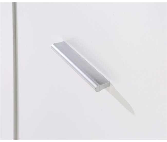 Conforama Armario MOKARIS Puertas Batientes Y 2 Cajones 144x200cm Blanco