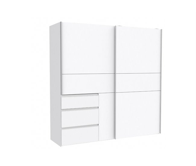 Conforama Armario NEVADA PLUS puertas correderas y 3 cajones 200x200cm
