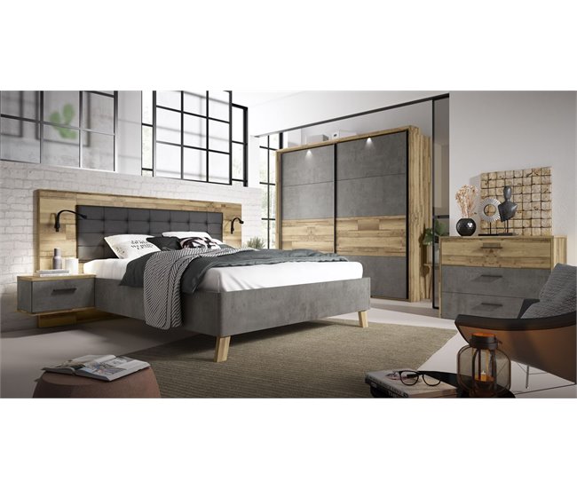 Conforama Armario RICCIANO Puertas Correderas 230x215cm Roble