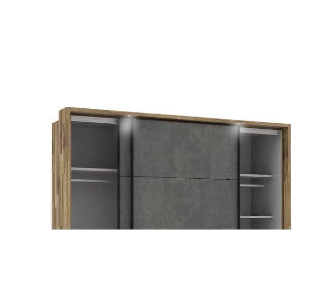 Conforama Armario RICCIANO Puertas Correderas 230x215cm Roble