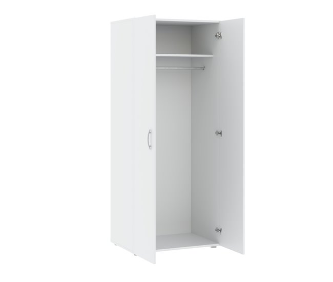 Conforama Armario SERIE LEADER Puertas Batientes 74x179cm Blanco