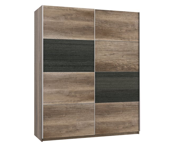 Conforama Armario SKIVE Puertas Correderas 170x209cm Negro