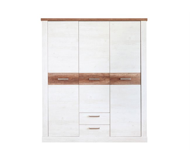Conforama Armario VERONA puertas batientes y 2 cajones 170x199cm roble