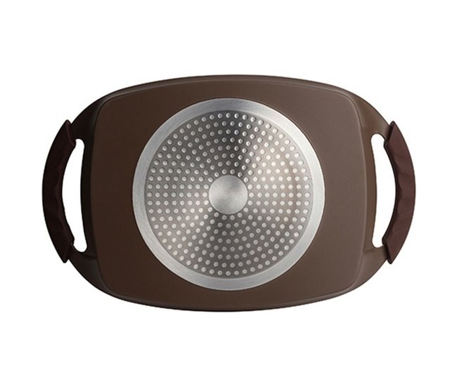 Conforama Asadora San Ignacio Natur Aluminio Forjado 36 X 23 Cm